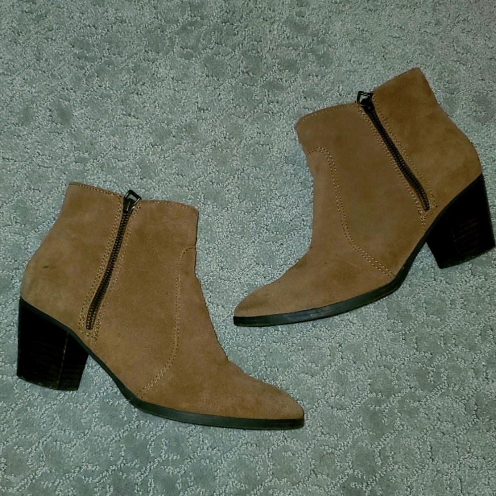 Suede Booties